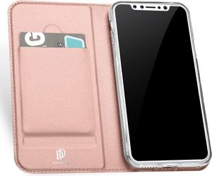 Dux Ducis Etui skin leather iPhone X/XS różowe 3