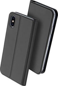 Dux Ducis Etui skin leather iPhone X/XS szare 2