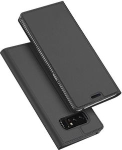 Dux Ducis Etui skin leather Galaxy Note 8 szare 2