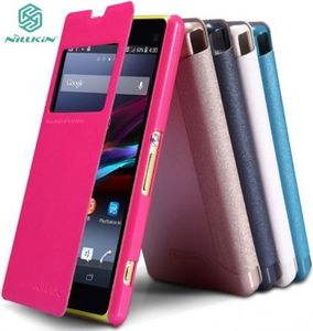 Nillkin ETUI FLIP NILLKIN SPARKLE VIEW SONY E4G RÓŻOWY 3