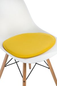 D2 Design Poduszka na krzesło Side Chair żółta 1