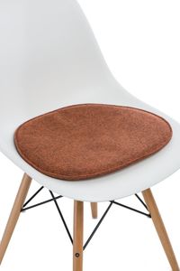D2 Design Poduszka na krzesło Side Chair pomarańczowy melanż 1
