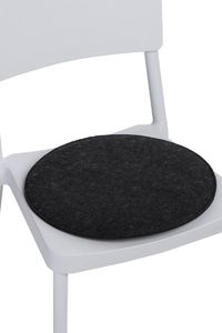 D2 Design Poduszka na krzesło okrągła ciemnoszara 1