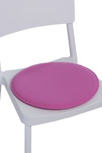 D2 Design Poduszka na krzesło okrągła różowa 1