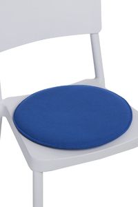 D2 Design Poduszka na krzesło okrągła niebieska 1