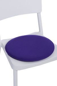 D2 Design Poduszka na krzesło okrągła fioletowa 1