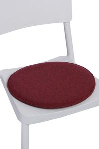 D2 Design Poduszka na krzesło okrągła czerwony melanż 1