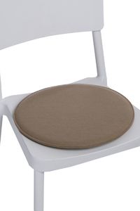 D2 Design Poduszka na krzesło okrągła beżowa 1