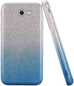 Etui Glitter IPHONE 7 srebrno niebieskie 1