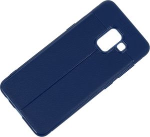 Etui Skin Lux SAMSUNG A5/A8 2018 granatowe 2