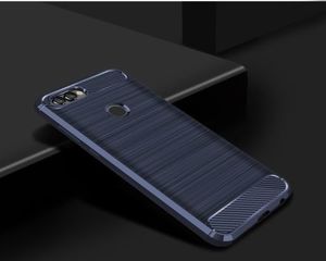 Etui carbon Huawei P Smart granat 2