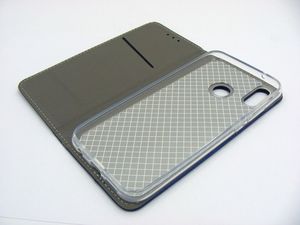 Etui portfel flip magnet HUAWEI P20 LITE niebieski 4