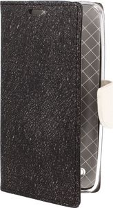 Etui portfel fancy HUAWEI P SMART czarno-biały shine 3