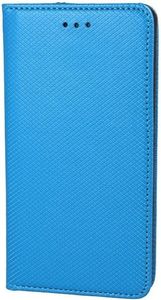 Etui portfel flip magnet HUAWEI P SMART niebieski 2