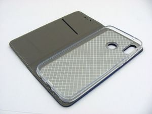 Etui portfel flip magnet HUAWEI P SMART niebieski 4
