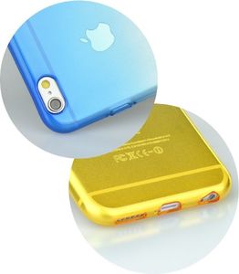 Etui BACK CASE OMBRE IPHONE X NIEBIESKI-ZŁOTY 3