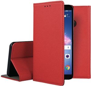 Etui portfel flip magnet HUAWEI P SMART czerwony 5