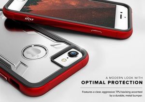 Zizo Zizo Shock Case -Pancerne etui iPhone X ze szkłem na ekran (Silver/Gray) 4