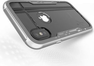 Zizo Zizo Shock Case -Pancerne etui iPhone X ze szkłem na ekran (Silver/Gray) 6