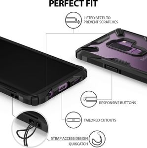 Ringke Ringke Fusion X etui pancerny pokrowiec z ramką Samsung Galaxy S9 Plus G965 fioletowy (FUSG0002-RPKG) 3