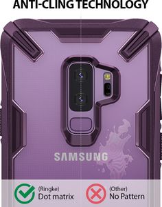Ringke Ringke Fusion X etui pancerny pokrowiec z ramką Samsung Galaxy S9 Plus G965 fioletowy (FUSG0002-RPKG) 7