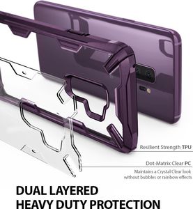 Ringke Ringke Fusion X etui pancerny pokrowiec z ramką Samsung Galaxy S9 Plus G965 fioletowy (FUSG0002-RPKG) 9