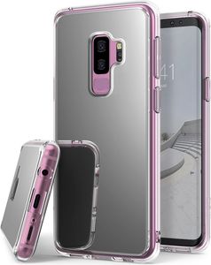 Ringke Żelowy pokrowiec etui Ringke Mirror lusterko selfie Samsung Galaxy S9 Plus G965 srebrny (MRSG0033-RPKG) 1
