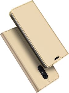 Dux Ducis Skin Pro etui pokrowiec z klapką Xiaomi Redmi 5 Plus / Redmi Note 5 (single camera) złoty 1