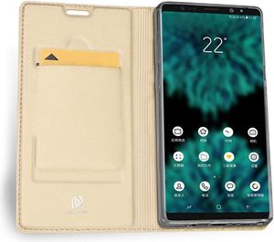 Dux Ducis Skin Pro etui pokrowiec z klapką Samsung Galaxy Note 9 N960 złoty 4