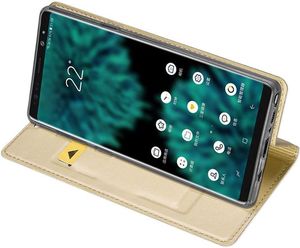 Dux Ducis Skin Pro etui pokrowiec z klapką Samsung Galaxy Note 9 N960 złoty 5