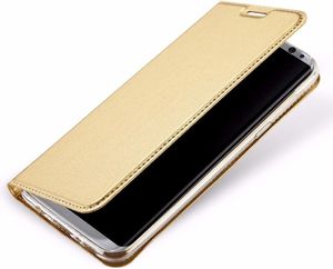 Dux Ducis Skin Pro etui pokrowiec z klapką iPhone SE / 5S / 5 złoty 2