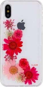 Flavr Real Flower - Sofia - przezroczyste etui pokrowiec z prawdziwymi kwiatami iPhone X 1