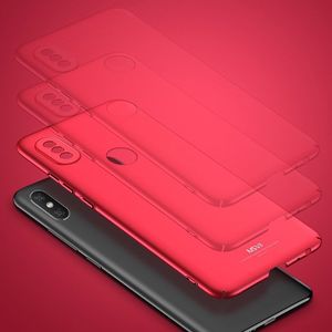 MSVII MSVII Simple ultracienkie etui pokrowiec Xiaomi Redmi Note 5 (dual camera) / Redmi Note 5 Pro czerwony 8
