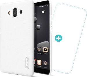 Nillkin Etui Super Frosted Shield + folia Mate 10 białe 13