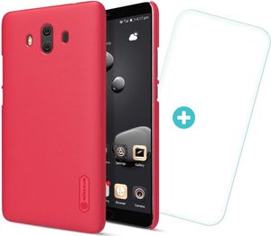 Nillkin Etui Super Frosted Shield + folia Mate 10 czerwone 13