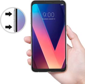 Nillkin Nillkin Nature żelowe etui pokrowiec ultra slim LG V30 H930 H933 szary 10