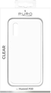 Puro PURO Clear Cover - Etui Huawei P20 (przezroczysty) 3