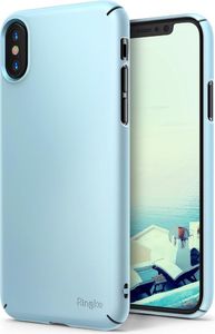 Ringke Ringke Slim ultracienkie etui pokrowiec iPhone X niebieski (SLAP0028-RPKG) 1