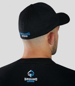 Ground Game Sportswear Czapka z daszkiem męska Logo czarna r. S/M (CAPLOSM) 2