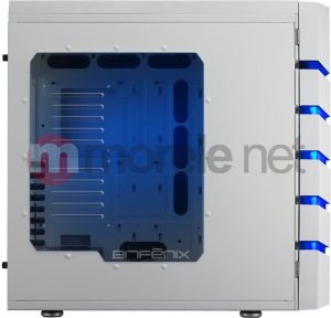 Obudowa BitFenix Colossus Big-Tower blue LED biała z oknem ( BFC-CLS-500-WWWB1-RP ) 4
