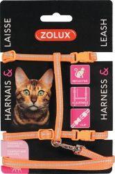 Zolux Zestaw spacerowy dla kota pomarańczowy 1