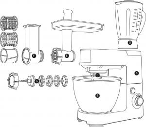 Robot planetarny G21 Promesso 6