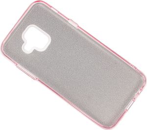 Etui glitter SAMSUNG A6 2018 różowe 3