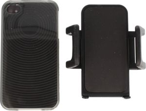 Ładowarka samochodowa+Etui+Uchwyt iPhone 4/4s 3