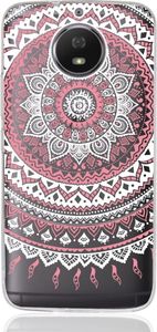 ETUI TPU EDGE HYBRID MOTO G5S PINK MANDALA PATTERN 2
