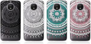 ETUI TPU EDGE HYBRID MOTO G5S PINK MANDALA PATTERN 4