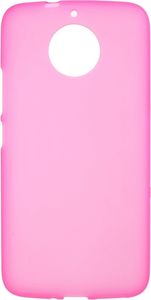 Etui Matte TPU Cover Moto G5S różowe 1