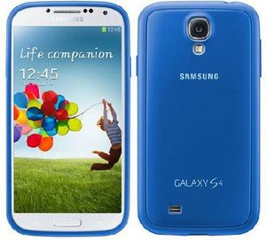 Etui Protective Cover Galaxy S4 niebieskie 2