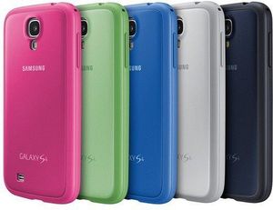 Etui Protective Cover Galaxy S4 niebieskie 3