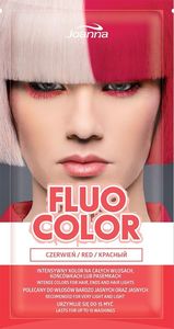 Joanna Fluo Color Szampon koloryzujący w saszetce Czerwień 35g 1